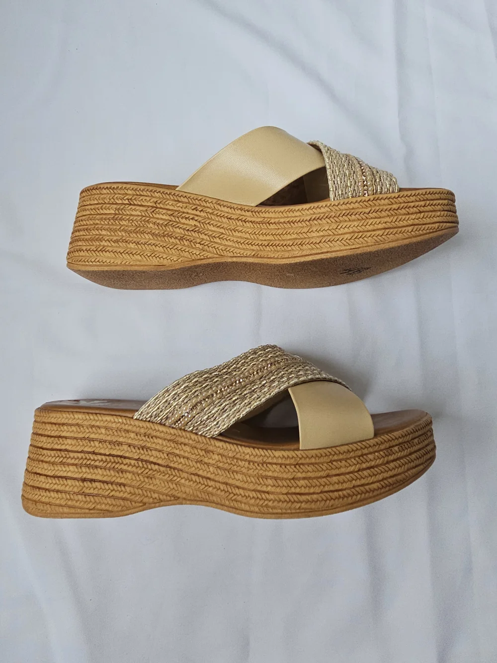 Toscanella Italy Platform Wedge Sandals - Size 7